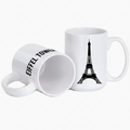 Custom Name White Ceramic Mug | Personalized Coffee Cup