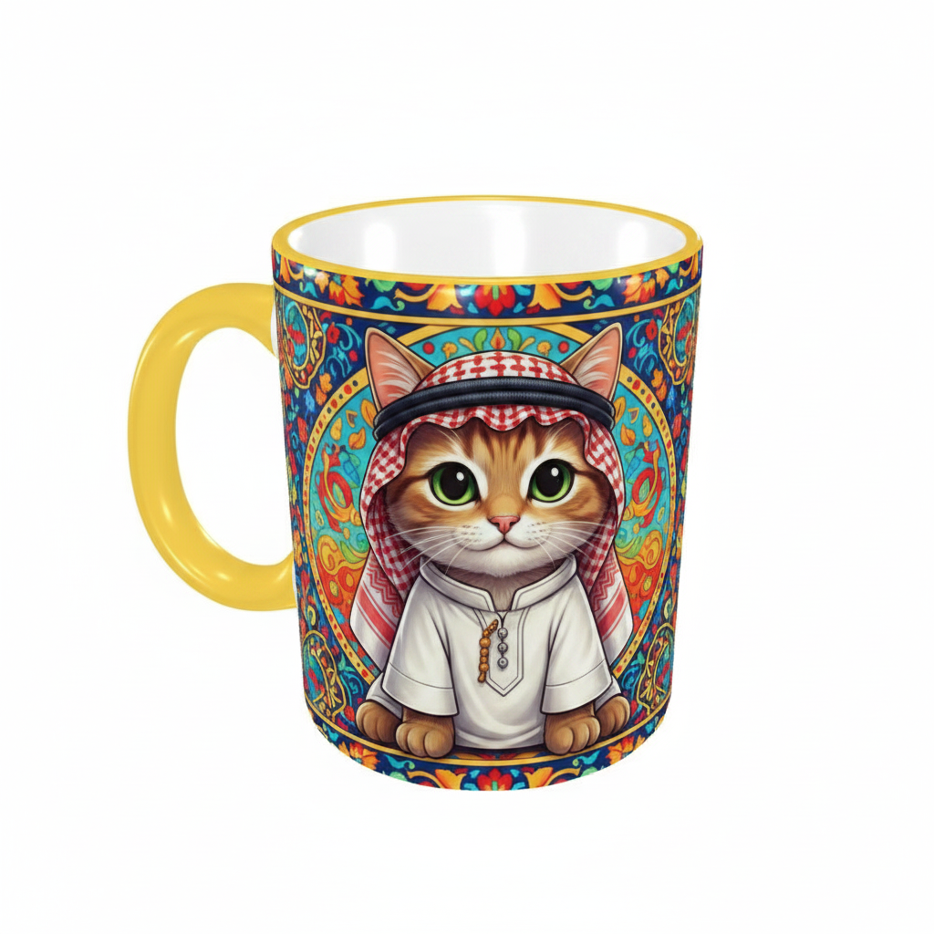 Custom Name Ceramic Mug Saudi Arabia | Personalized Coffee Cup