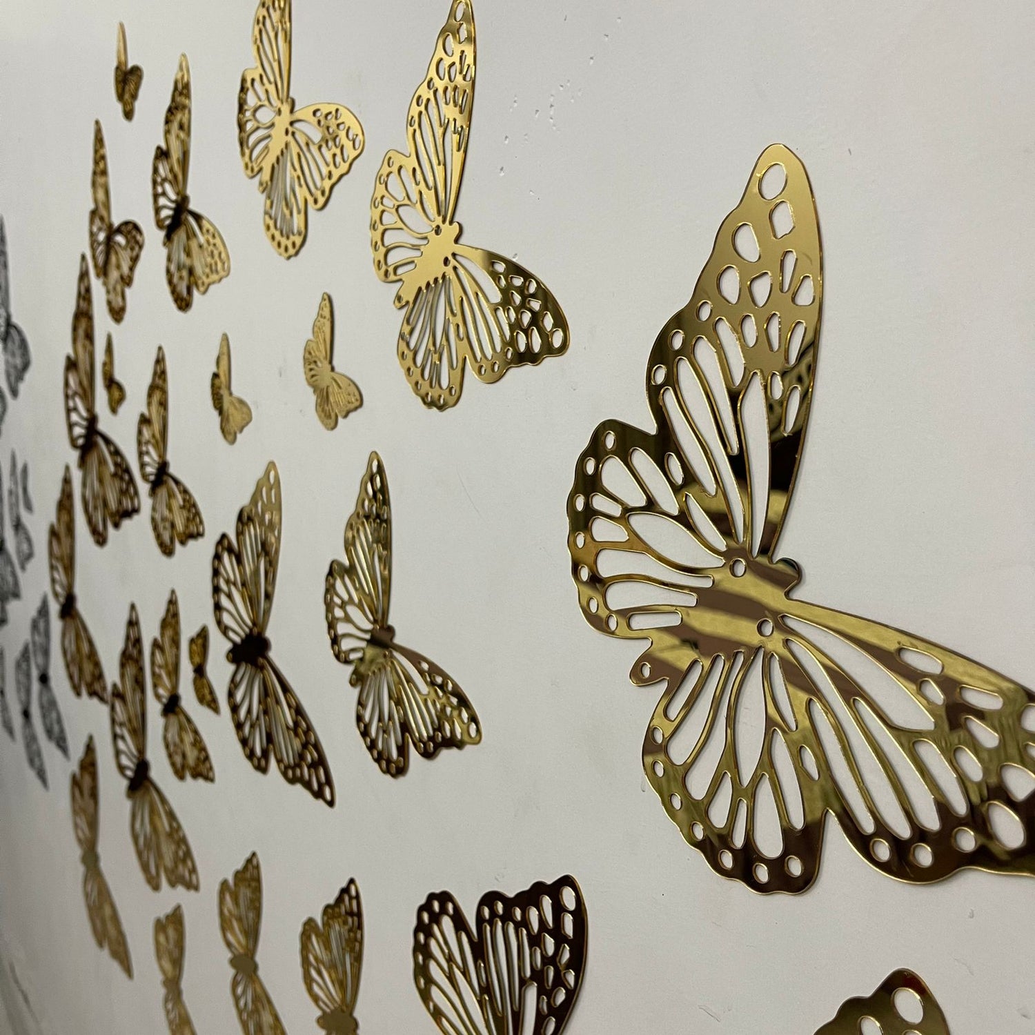 New 2026 Style Acrylic Mirror butterflies set for Wall Decor